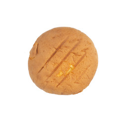 Fresh Homemade Chiffon cake. Bread and Bakery Products Isolated on White background