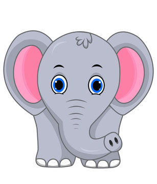 Cute elephant cartoon