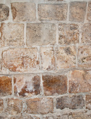 old stone wall as background