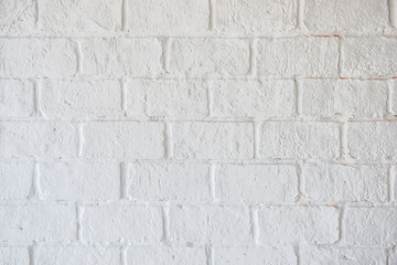 white bricks wall background