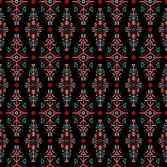 Ethnic Style Vector Seamless Pattern
