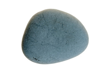 Single stone pebble isolated