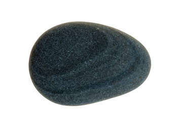 Single stone pebble isolated