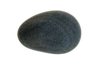 Single stone pebble isolated