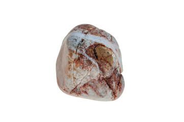 Single stone pebble isolated