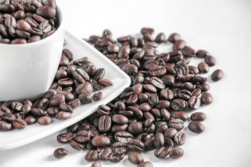 image of coffee beans to make good coffee. 