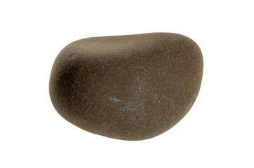 Single stone pebble isolated