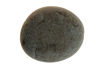 Single stone pebble isolated