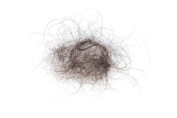 Heap Hair Fall Problems on the iSolated White Background