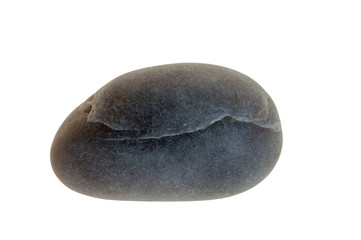 Single stone pebble isolated