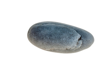 Single stone pebble isolated