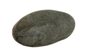 Single stone pebble isolated