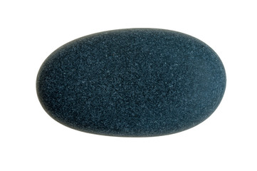 Single stone pebble isolated