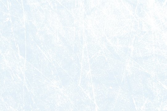 Eishockey Hintergrund - Helles Eis mit Kratzern von Schlittschuhen