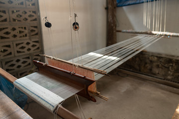 A trraditional weaving machine