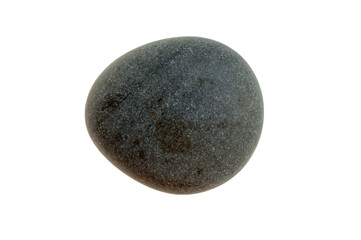Fototapeta na wymiar Single stone pebble isolated