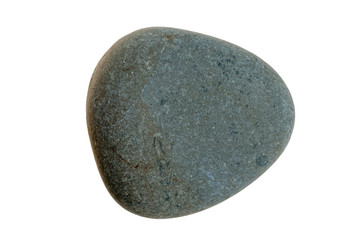Single stone pebble isolated