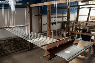 Luang Prabang - traditional weqaving machine