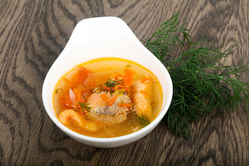 Salmon soup