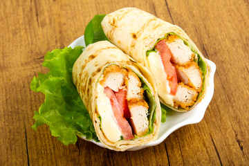 Chicken bread roll