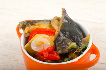 Steamed vegetables