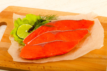 Salted salmon