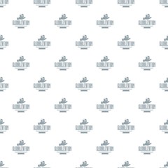 Web globalization pattern vector seamless repeat for any web design