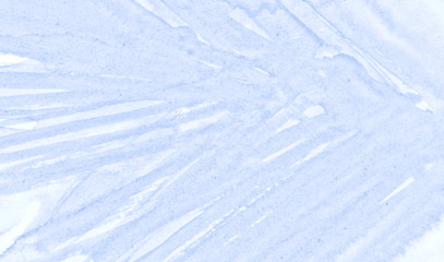 Obraz premium Light blue watercolor frame with torn strokes and stripes. Abstract background for design, layouts and patterns.