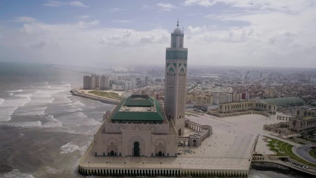 The Hassan II Mosque or Grande Mosqu&eacute;e Hassan II is a mosque in Casablanca, Morocco. It is the largest mosque in Africa, and the 5th largest in the world.