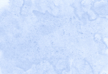 Light blue watercolor frame with torn strokes and stripes. Abstract background for design, layouts and patterns.