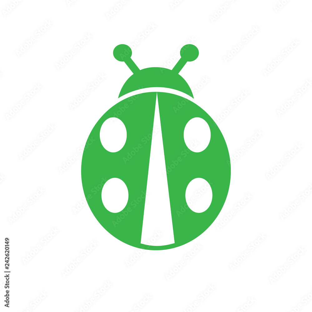 Fototapete Bug icon on white background for graphic and web design, Modern simple vector sign. Internet concept. Trendy symbol for website design web button or mobile app