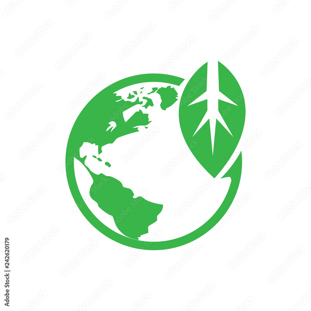 Fototapete Global ecology icon on white background for graphic and web design, Modern simple vector sign. Internet concept. Trendy symbol for website design web button or mobile app