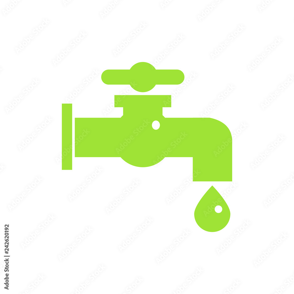 Poster water icon on white background for graphic and web design, modern simple vector sign. internet conce