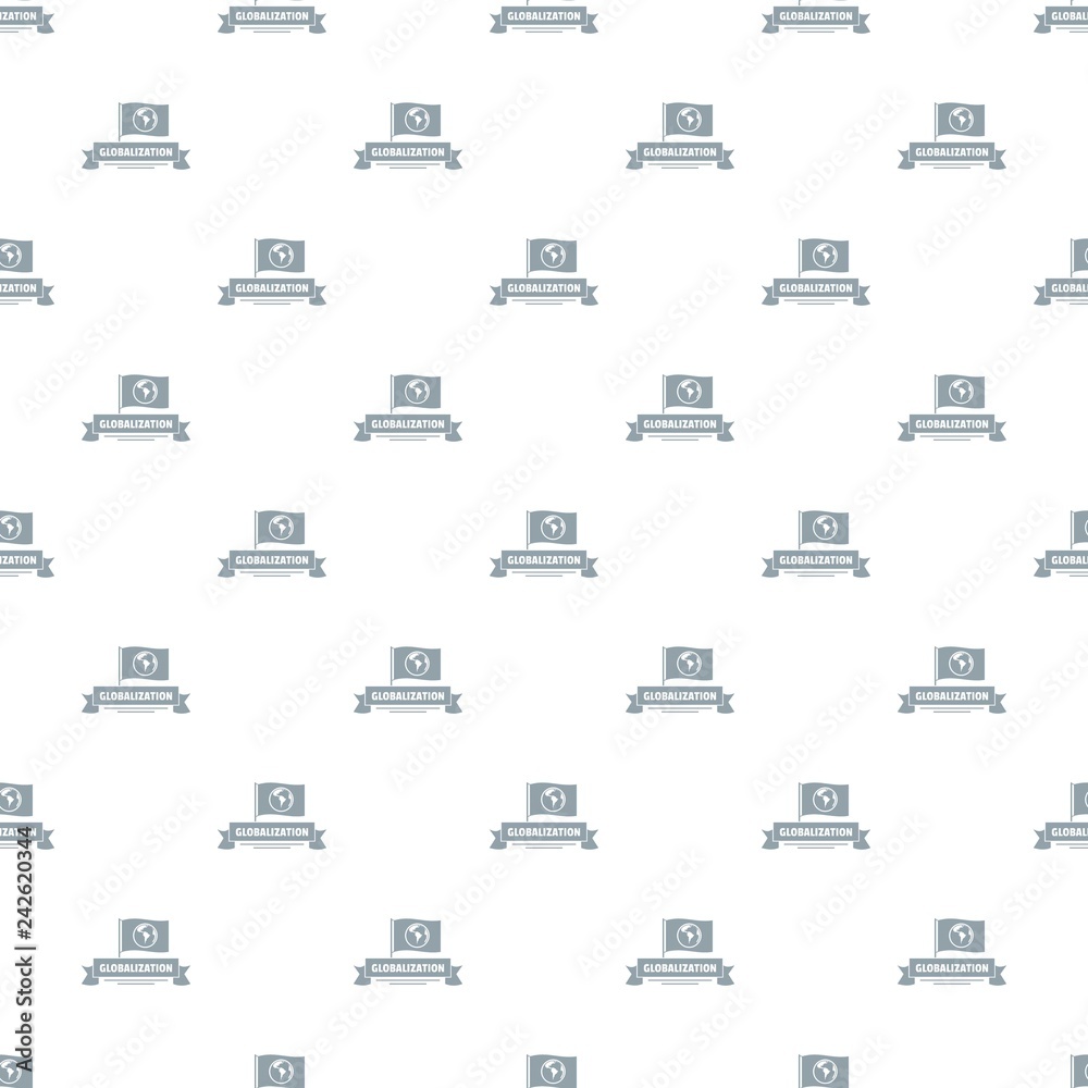Poster globalization business pattern vector seamless repeat for any web design