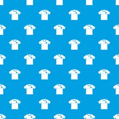 Shirt pattern vector seamless blue repeat for any use