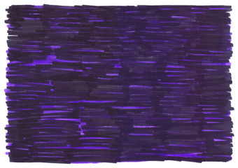 Black and purple backdrop drawn in highlighter felt tip pen