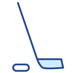Eishockeyschläger Vector Icon Illustration