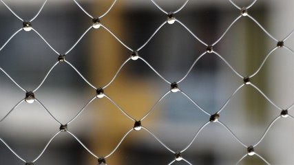Fototapeta premium chain link fence