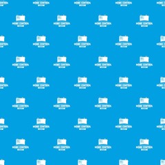 Smart building pattern vector seamless blue repeat for any use