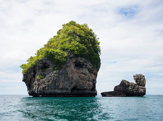 Naklejka premium Phi Phi don island beach, Thailand. Day 18 December 2018
