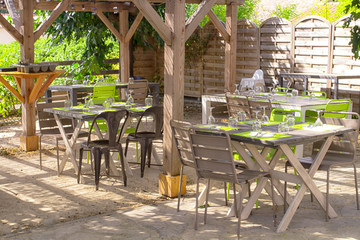 terrasse de restaurant