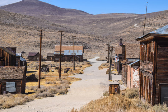 The ghost town of Bodie, an abandoned gold mining town in California, is a landmark visited by people from all of the world.