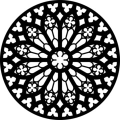 Santa Maria, Tarragona, Spain, rose window