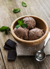 Chocolate ice cream