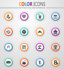 8 March icons set