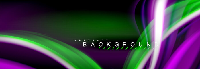 Blurred fluid colors background, abstract waves lines, mixing colours with light effects on light backdrop. Vector artistic illustration for presentation, app wallpaper, banner or posters