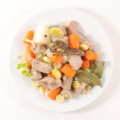 veal with vegetable