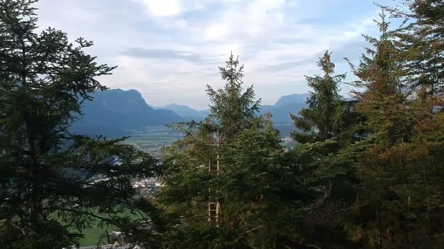 the city of W&radic;&part;rgl from above