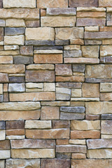 Abstract stone tile texture brick wall background.