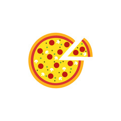 pizza vector icon